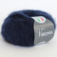 Пряжа SEAM VIRGINIA ( 21 темно синий) Состав: 30% мохер 40% акрил 30% нейлон; 25г/225м